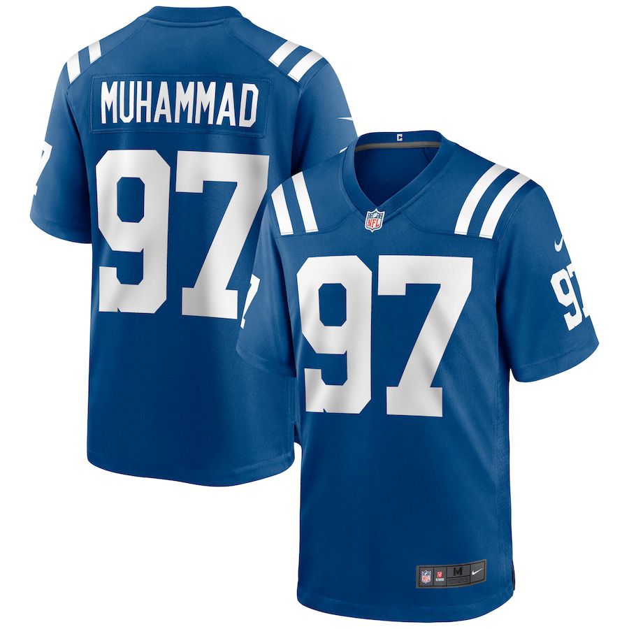 Men Indianapolis Colts #97 Al Quadin Muhammad Nike Royal Game NFL Jersey->indianapolis colts->NFL Jersey